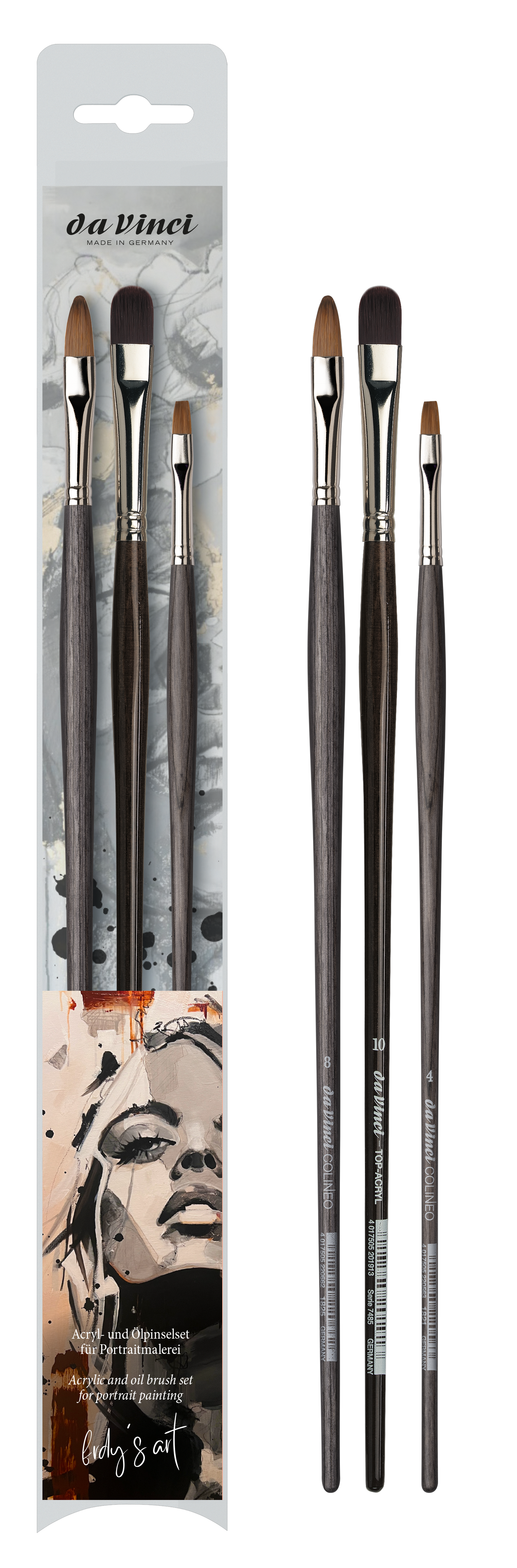 Acrylic & Oil set for portrait painting