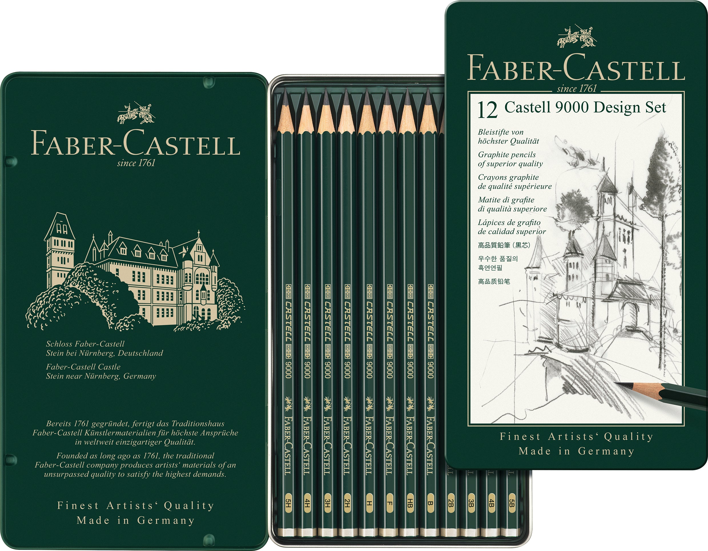 Castell 9000 Design Set Tin
