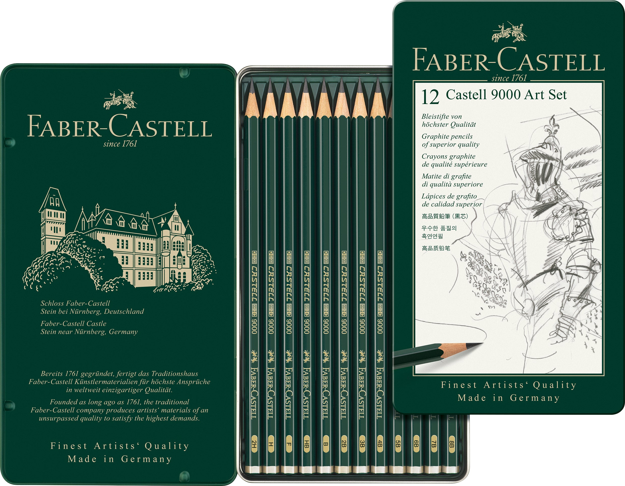 Castell 9000 Art Set Tin