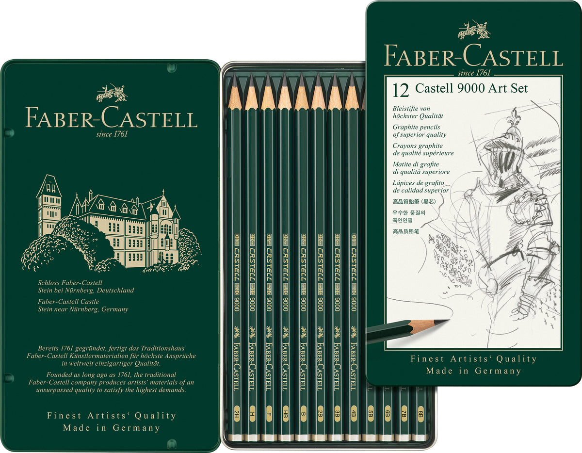 Castell 9000 Art Set Tin