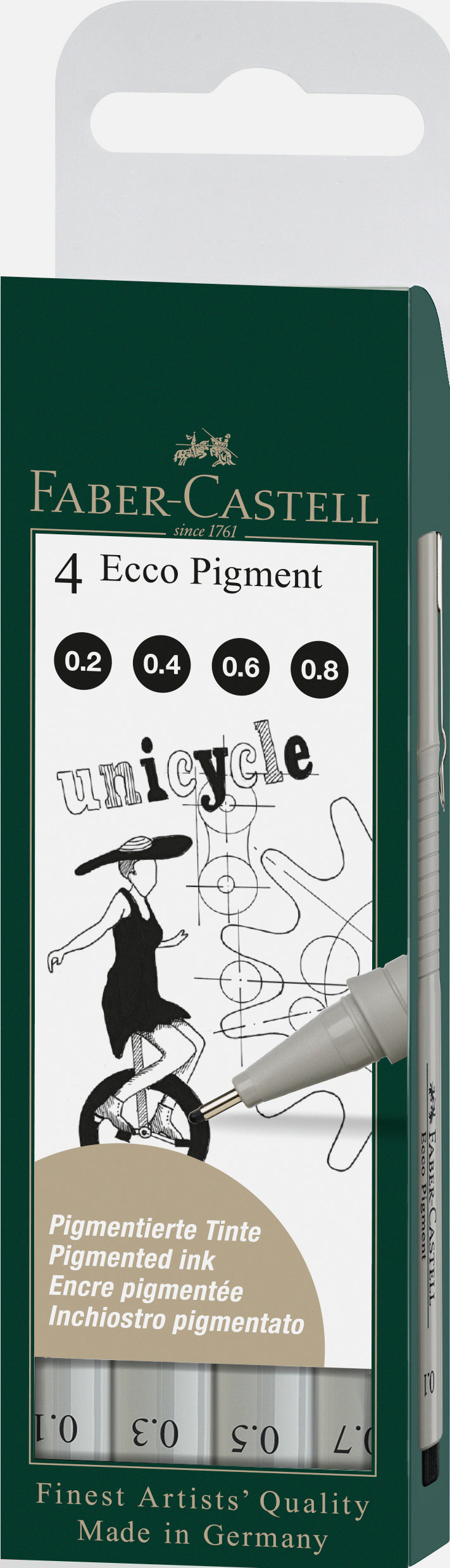 Faber Castell Ecco Pigment set of 4