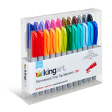 Permanent Fine Tip Markers 24 Colours
