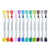 Twin-Tip™ Chisel & Fine Alcohol Markers - 60 Colours