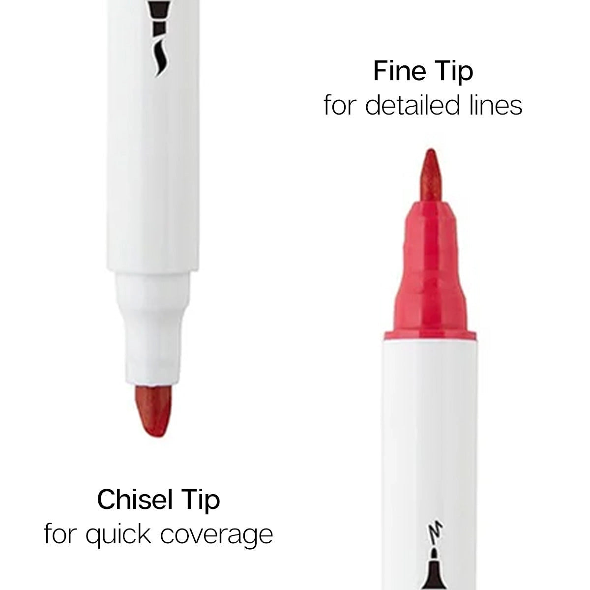 Twin-Tip™ Chisel & Fine Alcohol Markers - 60 Colours