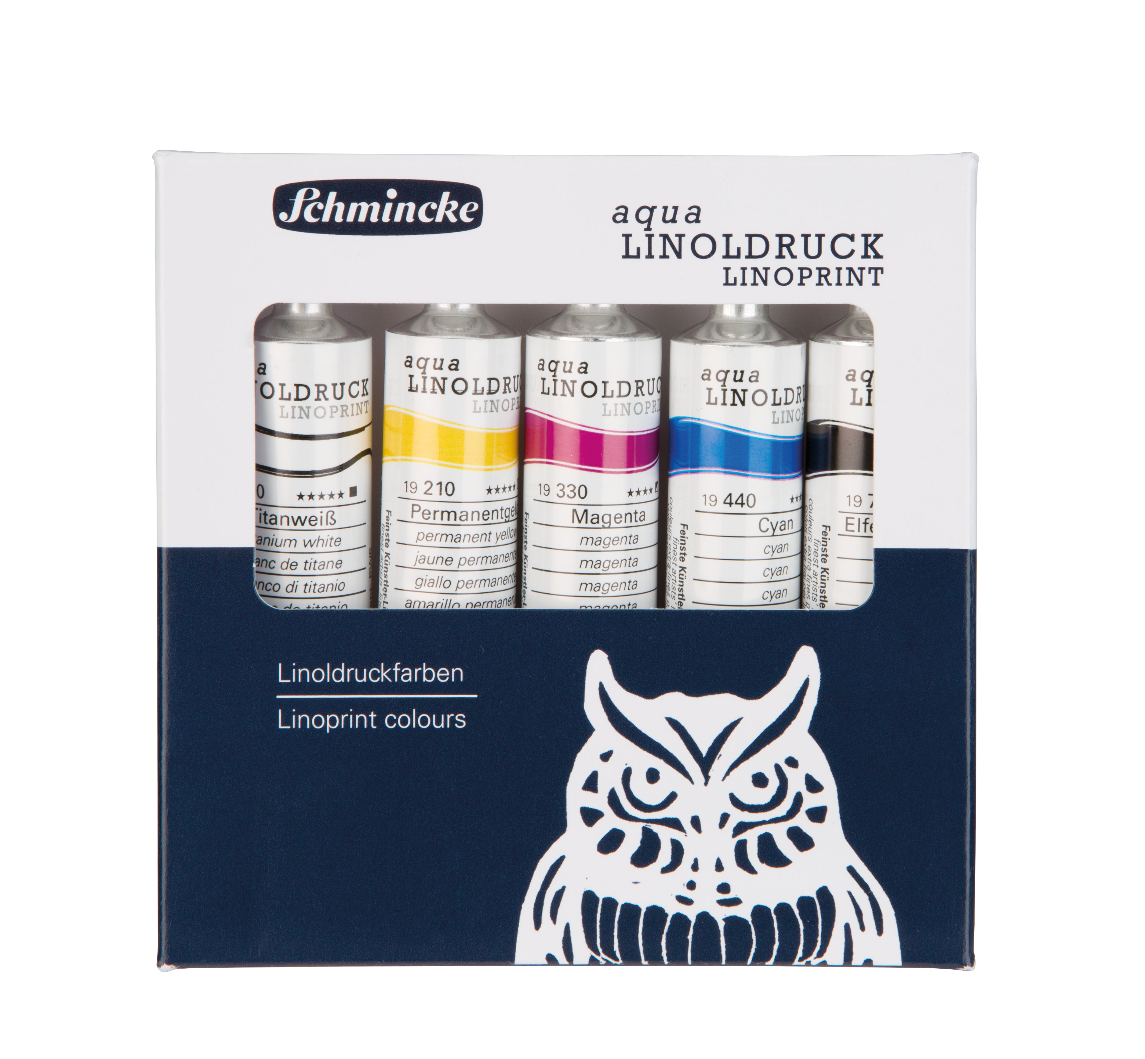 aqua LINOLDRUCK Linoprint