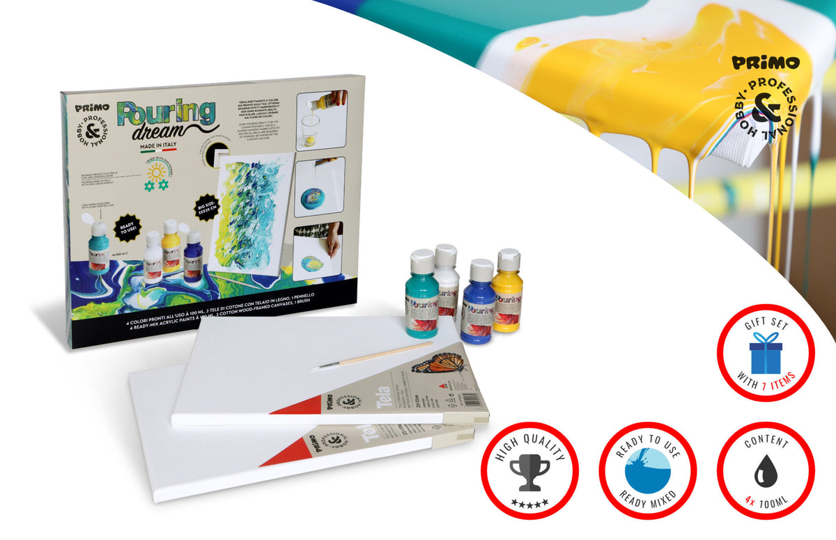 Primo Acrylic Pouring Paint Set