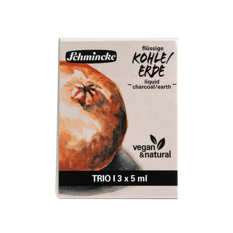 Schmincke Liquid Earth & Liquid Charcoal Set