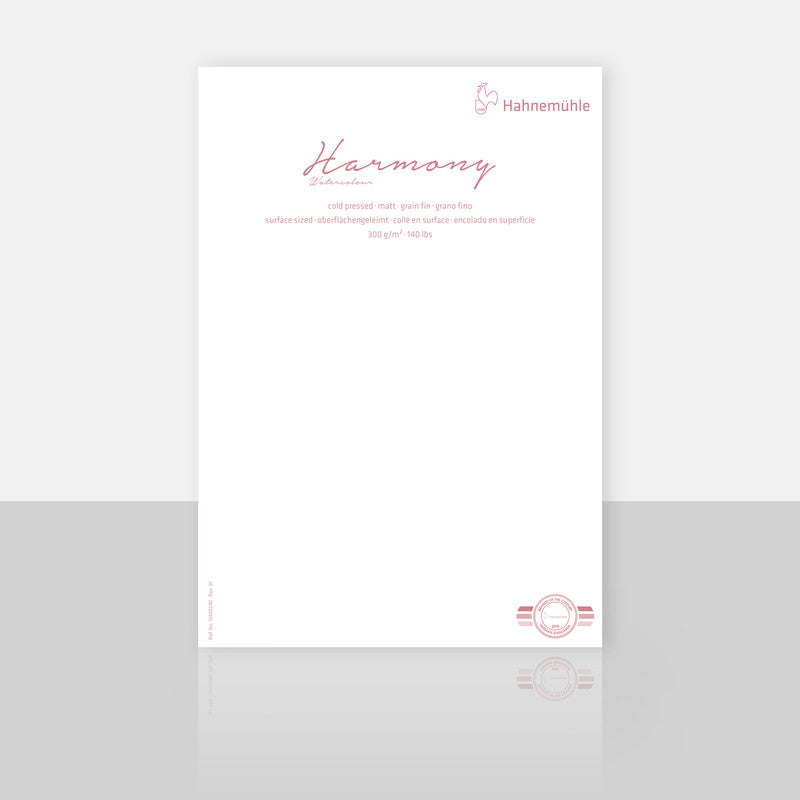 Hahnemühle Harmony Watercolour sheets 300gsm