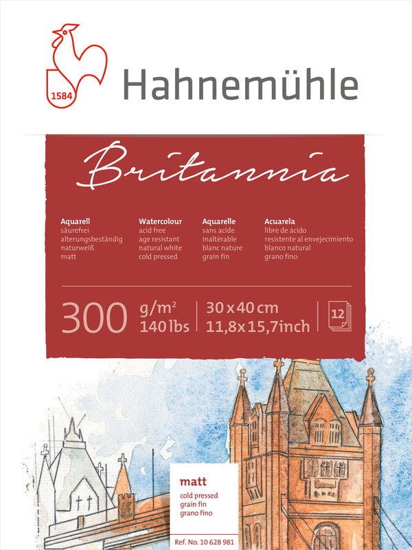 Hahnemuhle Britannia Watercolours block