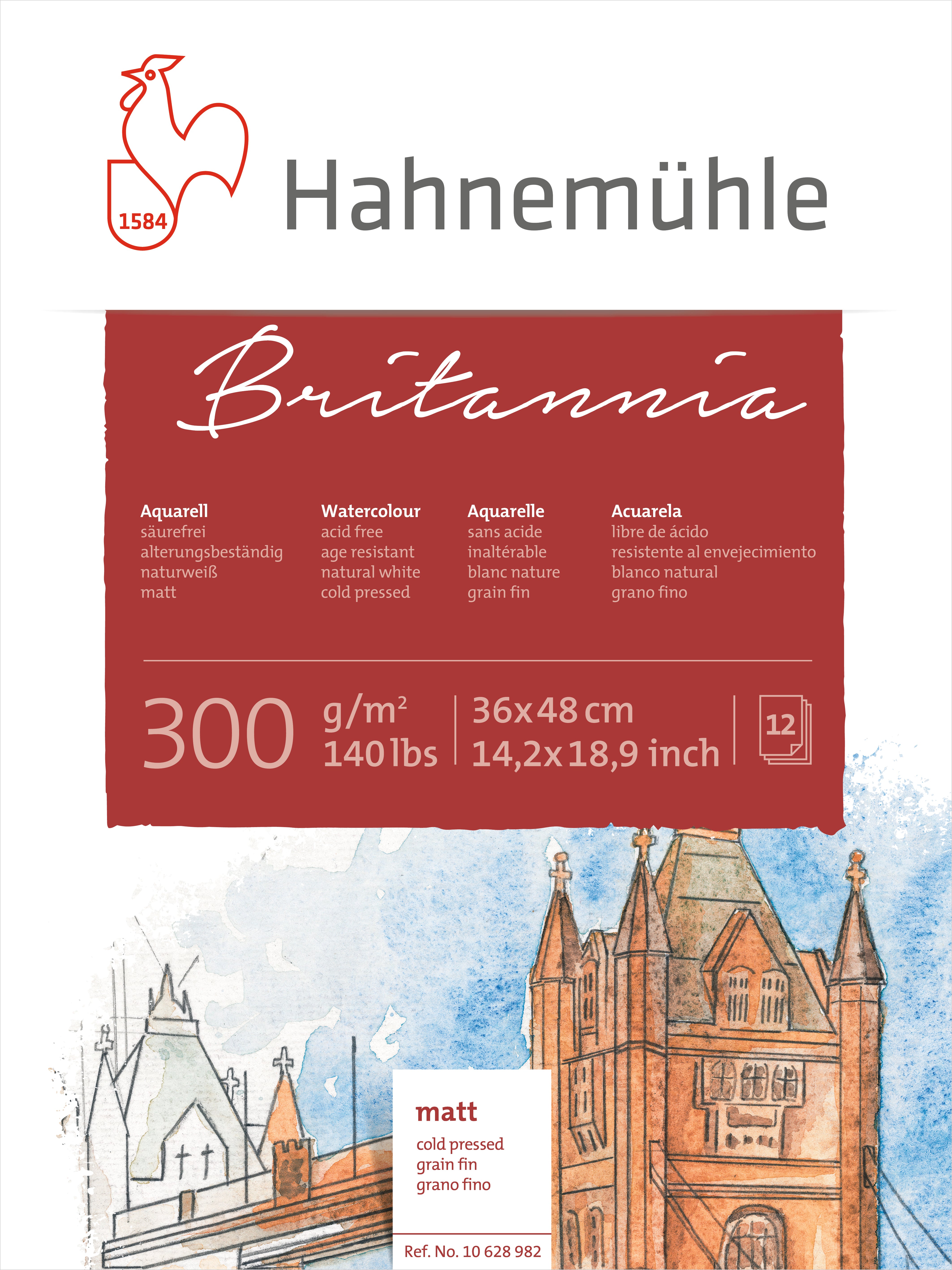Hahnemuhle Britannia Watercolours block