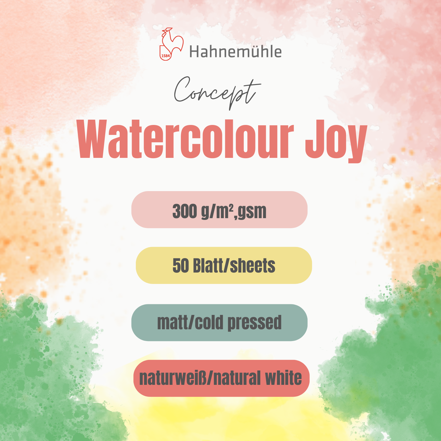 Hahnemühle Concept Watercolour Joy