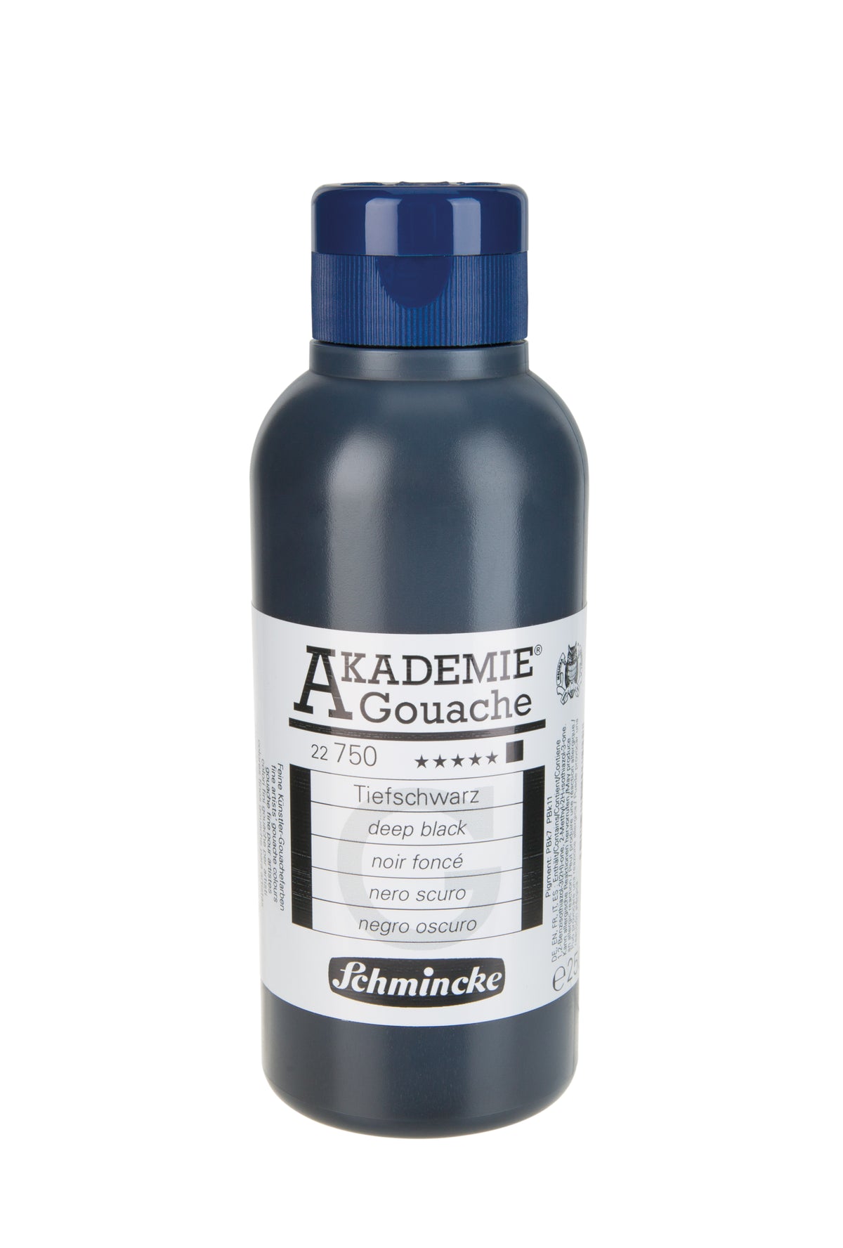 Schmincke Gouache deep black 250ml
