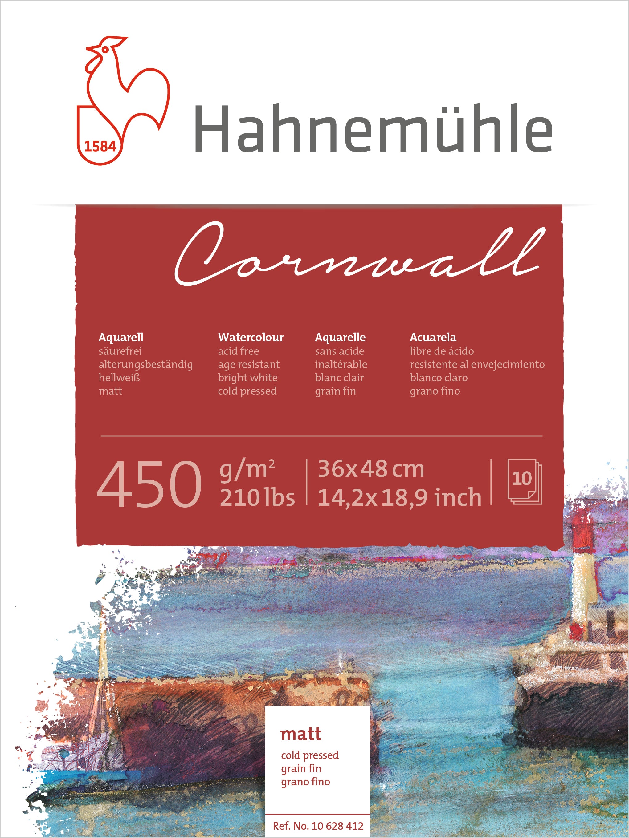 Hahnemühle WatercolourBlock "Cornwall" matt 36x48cm