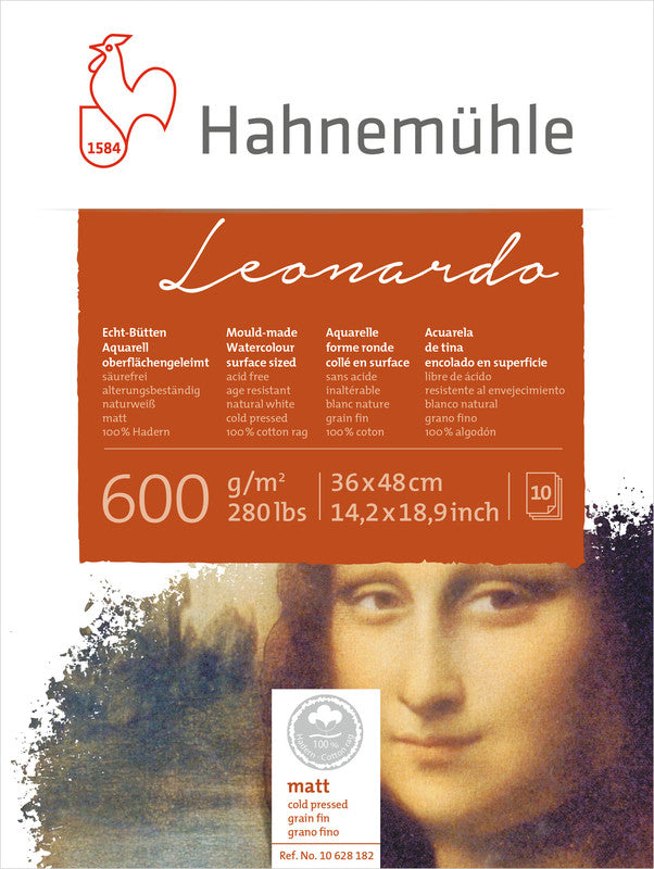 Hahnemuhle Leonardo Watercolours block