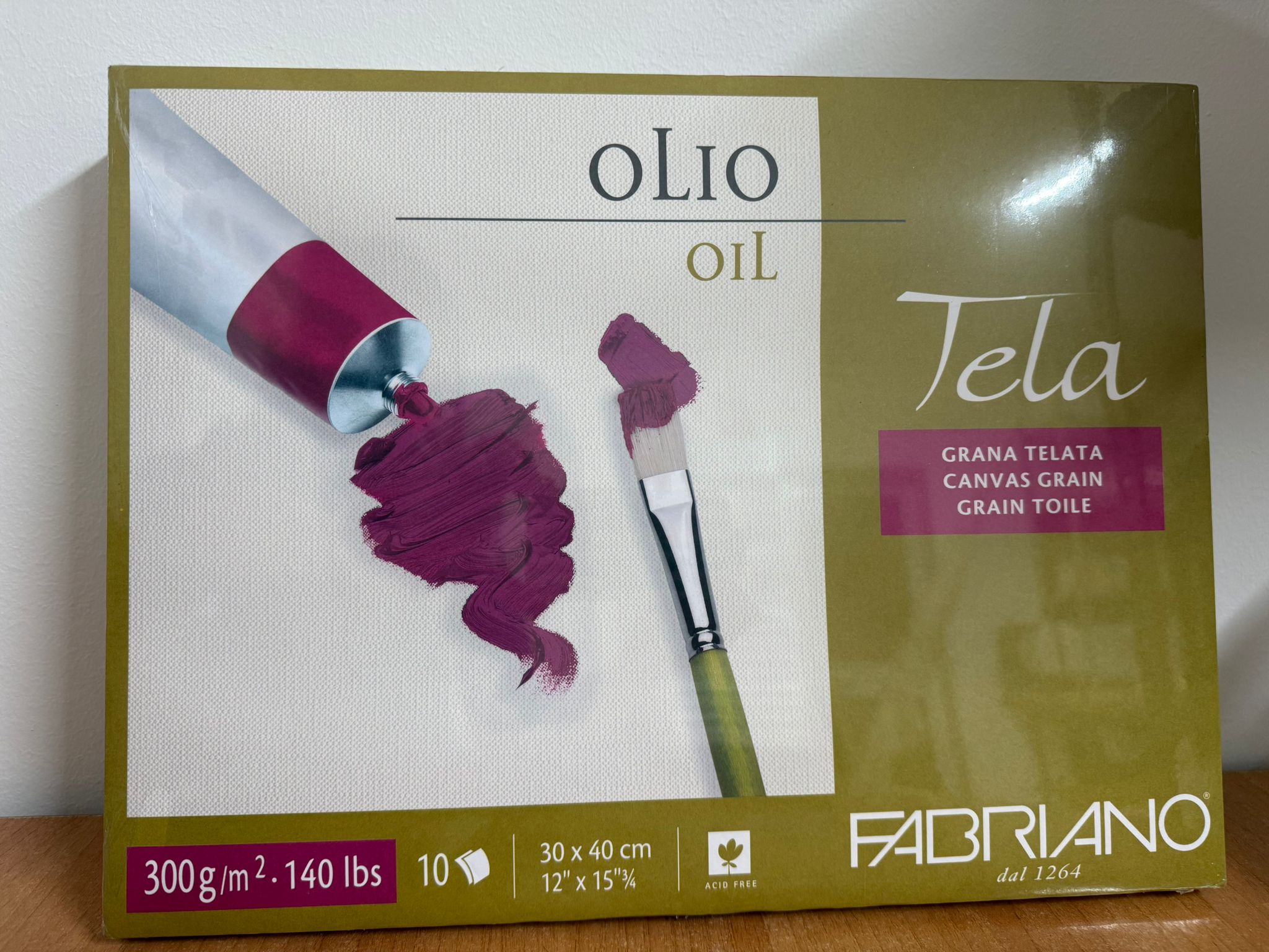 Fabriano Tela Oil paper - 300gsm (10 sheets)