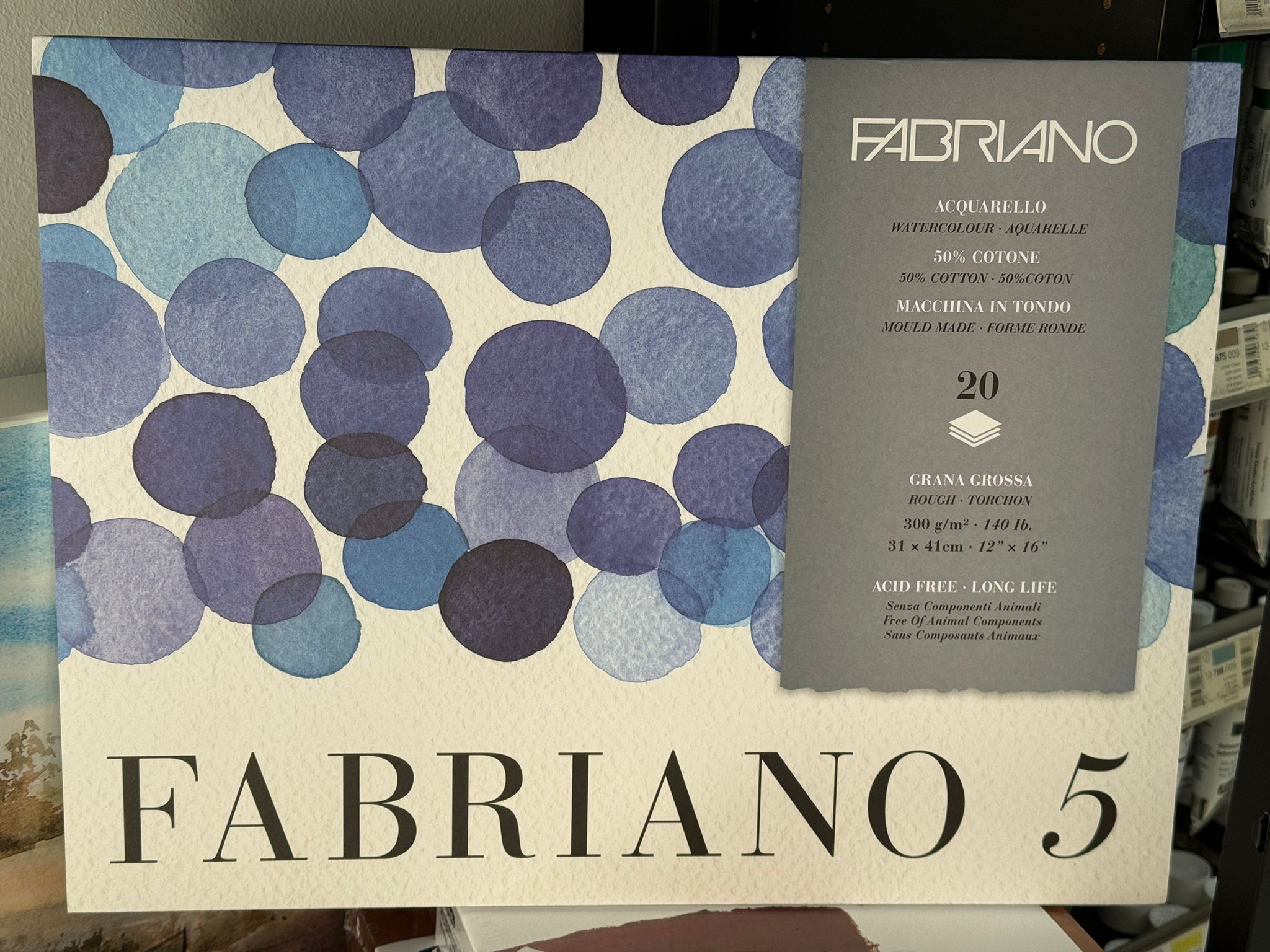 Fabriano 5 Watercolour Pad - Rough Grain