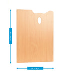 Mabef Wooden Rectangular Palettes 35-45cm